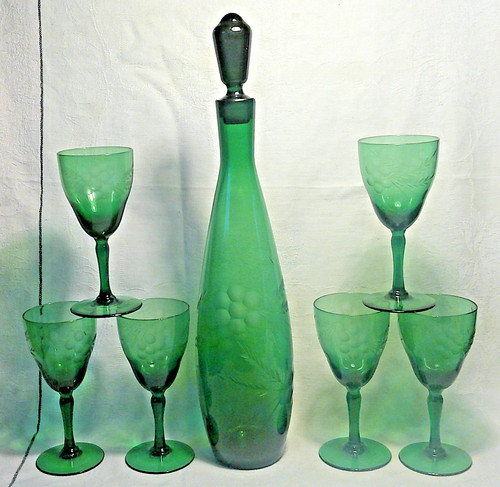 Vintage set small green - 6,