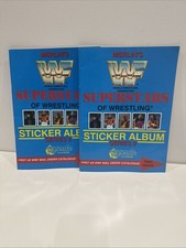 A4) Merlins WWF Superstars of Wrestling Series 2 Sticker Album 1991