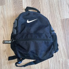 Nike Mini Classic Mini Backpack for Unisex Kids School Gym Black  "Just Do It"