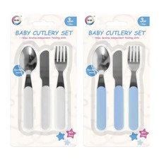 3Pcs Kids Cutlery Set Baby