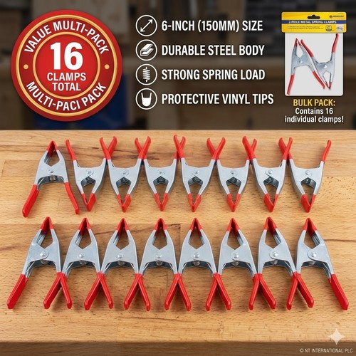 16pc spring clamp large metal - spring,
