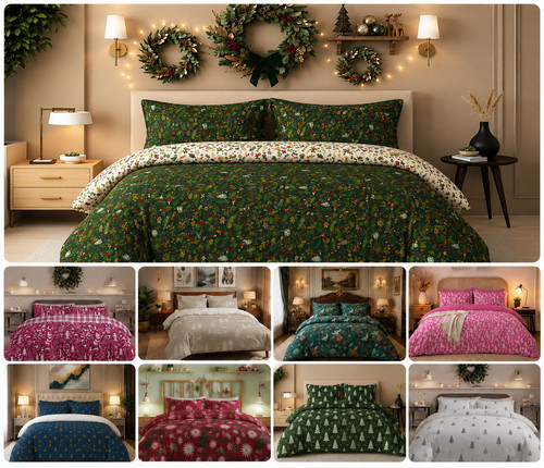 Ditsy christmas reversible - ditsy,