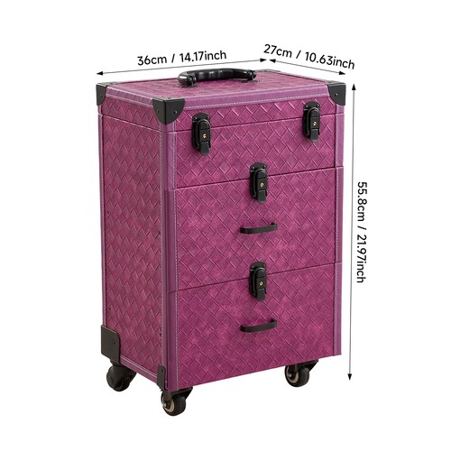 Large makeup trolley case - makeup,