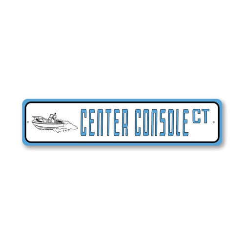 Center console boat metal - center,