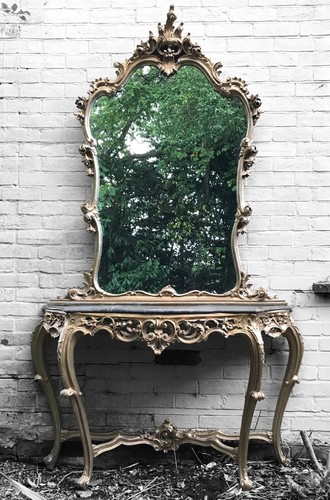 Vintage carved rococo french - rococo,