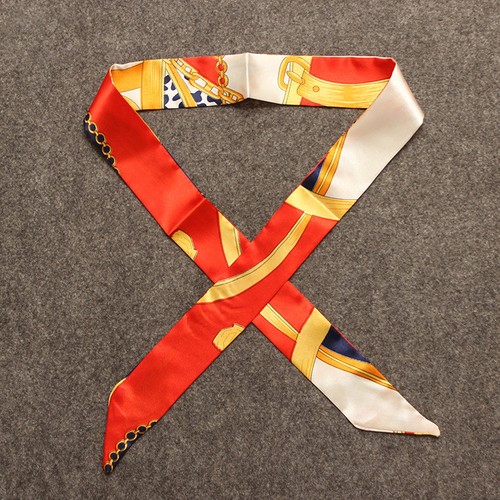 Women skinny silk scarf - women,