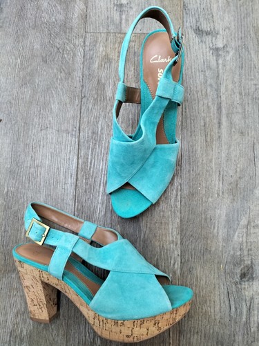Clarks softwear turquoise - clarks,