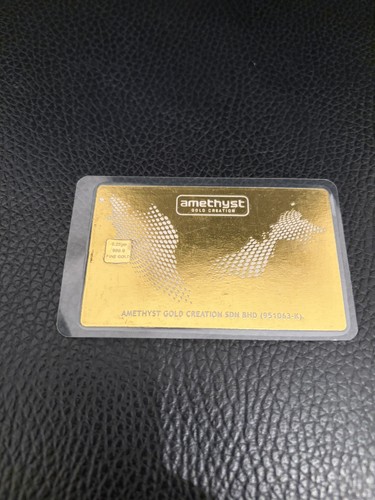 Amethyst gold bar 25g - amethyst, pure