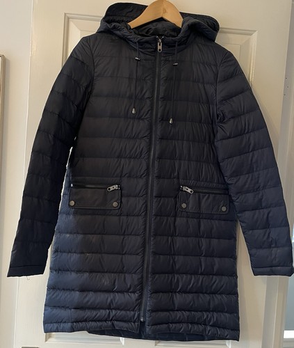 Zara coat feather down blue - coat,