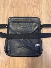 Prada Men’s Black Crossbody Bag – Classic Design