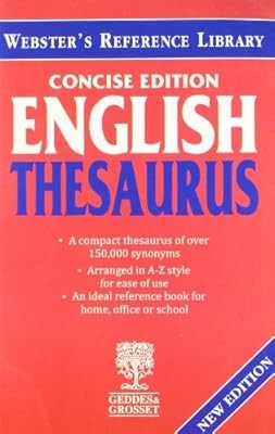 English thesaurus websters - english, (websters