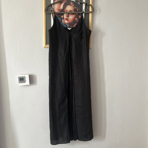 Jigsaw linen long dress - long, size