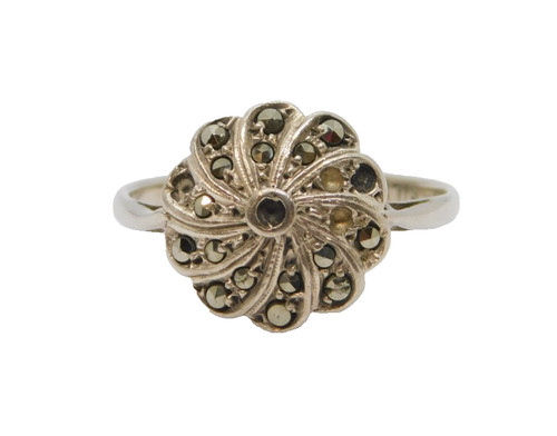 Sterling silver marcasite art - sterling,