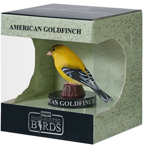 Bird figurine yellow - bird,