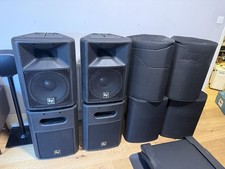Ev Sx300 And Sb122 Speakers With Cases
