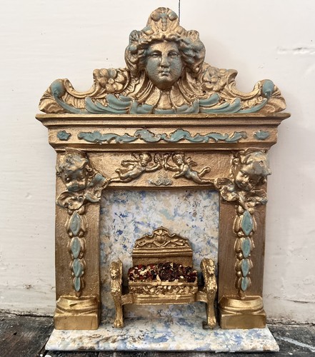 Miniature dolls house - miniature, baroque