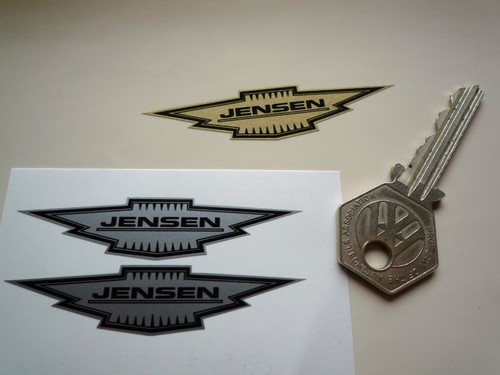 Jensen shaped car stickers - car,