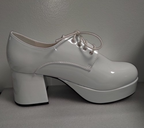 Disco platform white pimp - white,