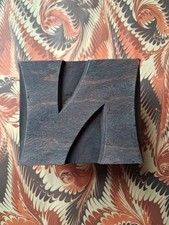 Vintage Wooden Letterpress