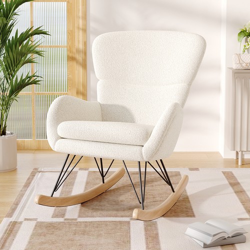 Wingback rocking chair soft - wingback,