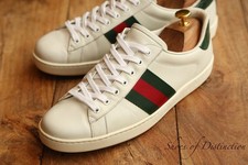 Gucci Ace White Leather Croc