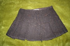 Zara brown pleated mini - brown,,