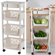 4 Tier Kitchen Basket Storage