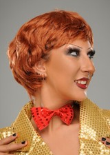 Womens Rocky Horror Columbia Style Short Ginger Wig