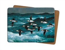 Puffins in Flight Table Mat |