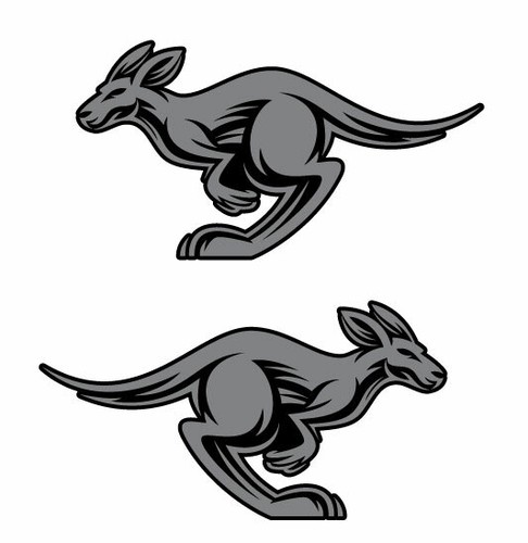Set kangaroo australian - kangaroo,