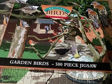 bin British Birds Collection Garden Birds 500 Puzzle Jigsaw 1 Bit Missing