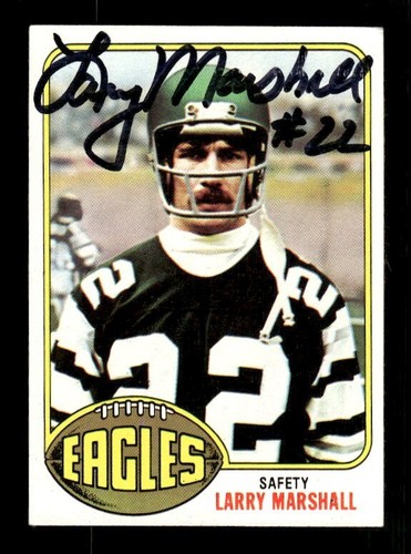 Larry marshall signed 1976 - marshall,