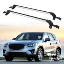 Bare Roof Rack Cross Bars Lockable Anti Theft Cargo Carriers For Mazda CX-3 CX-5