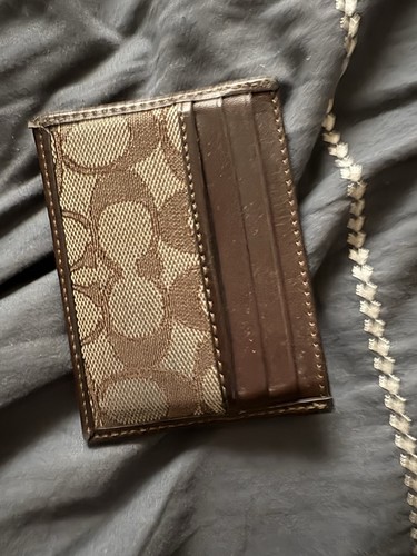 Coach cardholder brown branded - coach,