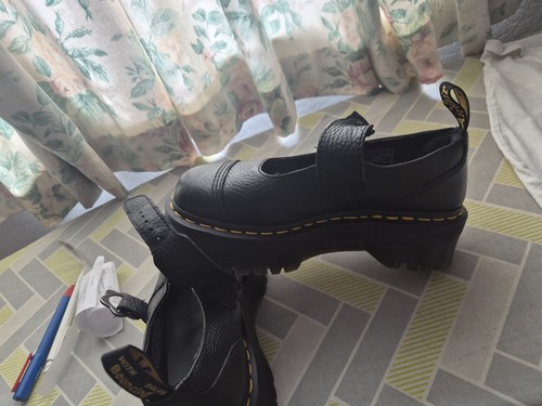 Martens mary jane - mary, leather