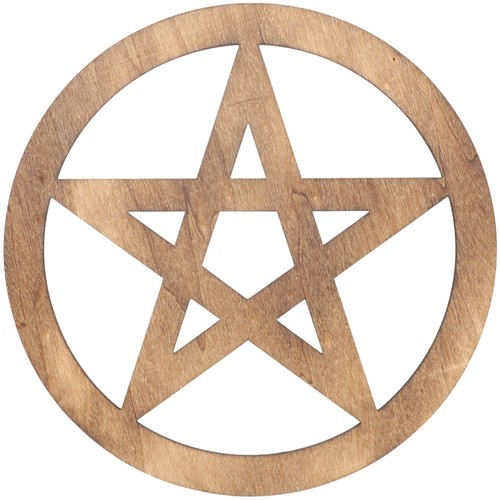 Wooden altar pentacle ritual - altar,