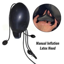 Latex Hood Manual Inflation