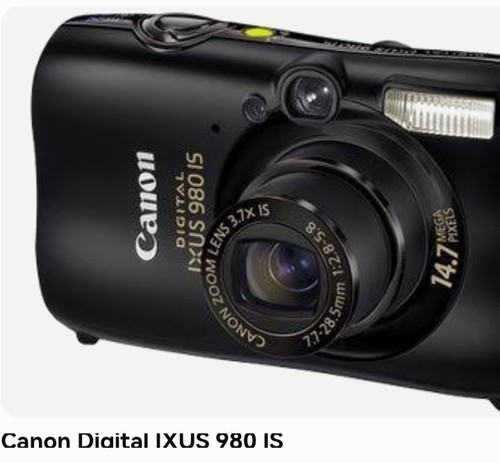 Cannon digital black ixus 980 - black,