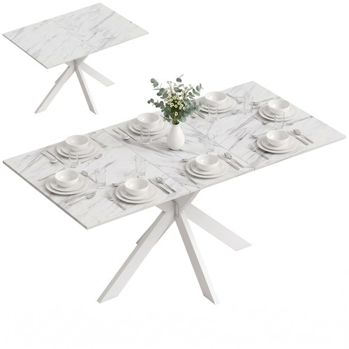 Homcom extendable dining - dining, table