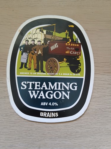 Brains brewery steaming wagon - steaming,