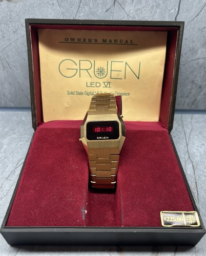 Rare 1970s gruen led solid - gruen,