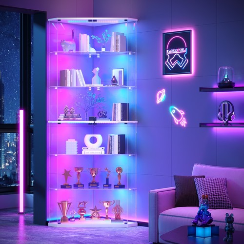 Tall corner display - 71",