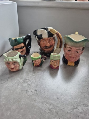 Vintage bundle toby jugs - vintage,