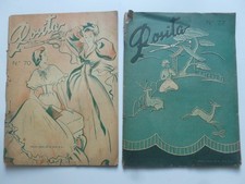 2 issues of ROSITA (1950)  :  Vintage magazines – Needlework / Fashion