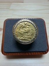 1892 Gold Full Sovereign Ring