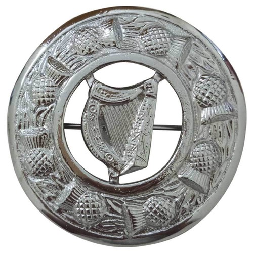 Kilt fly plaid brooch irish - kilt,