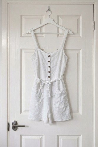 Primark size white linen - white,
