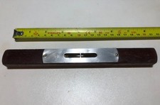 Vintage 8" wooden spirit level