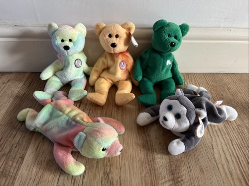 Bundle beanie babies - beanie, husky