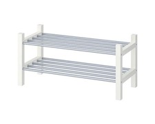 Ikea TJUSIG Shoe rack, white, 79cm, Brand New